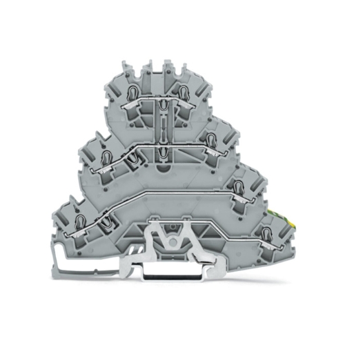 Wago 2002-4127 Dört katlı ray klemens 2,5 mm²