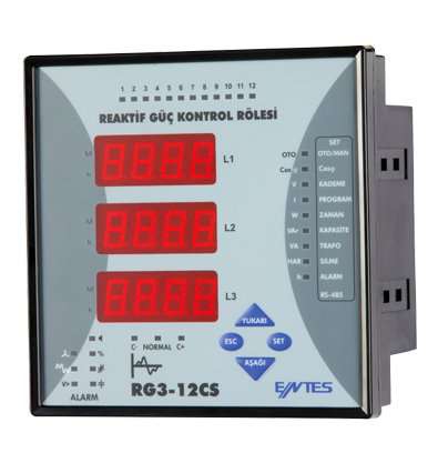 RG3-12C REAKTİF GÜÇ KONTROL RÖLESİ