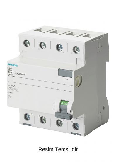 5SV4642-0 Kaçak Akım Rölesi 4x25A 300mA