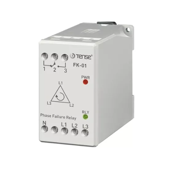 Faz (Motor) Koruma Rölesi,Sabit %30 Asimetri,Klasik DIN Kutu